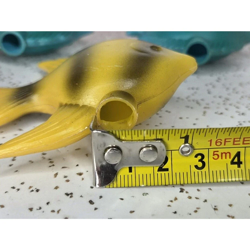 Vtg Blow Mold Tropical Fish Replacement COVERS ONLY String Lights Patio Camping